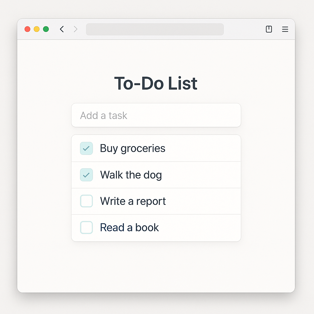 To-do List Screenshot